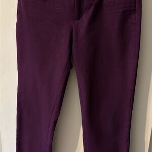 Banana Republic Deep Purple Ankle Pants